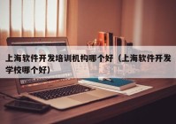 上海软件开发培训机构哪个好（上海软件开发学校哪个好）