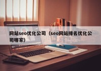 网站seo优化公司（seo网站排名优化公司哪家）